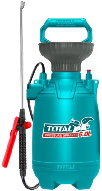 Total 5L Pressure Sprayer 2.5Bar 1.2M Length Flexible Nozzle 5 L Tank Sprayer
