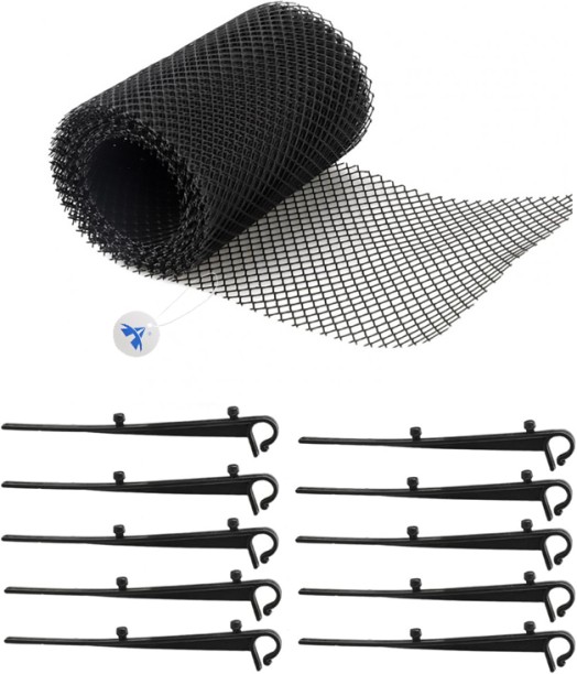 ALANES Multifunctional Plastic Gutter Guard DIY Protection Net for Gutter Garden Tool Kit