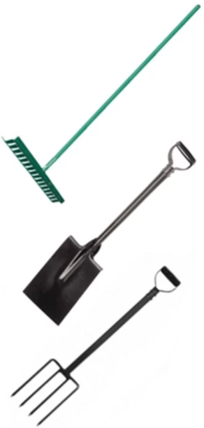 Otto Garden Set -Rake Spade Fork Garden Tool Kit