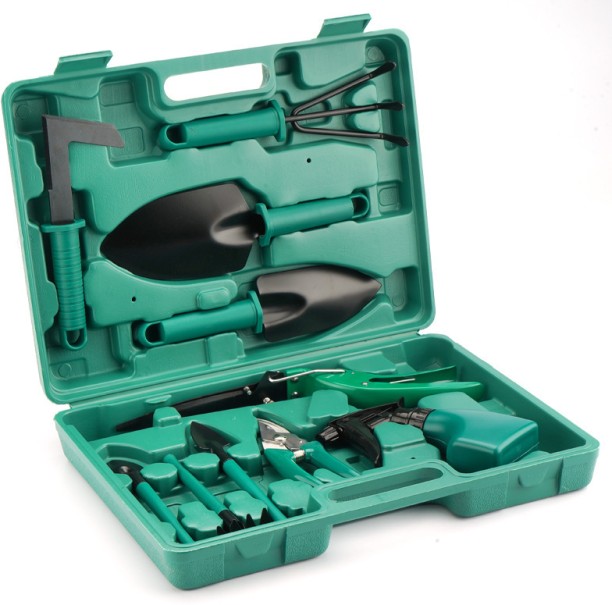 Generic Stainless Steel Landscaping Toolbox Set Home Gardening and Planting Combination Tool Garden Tool Kit