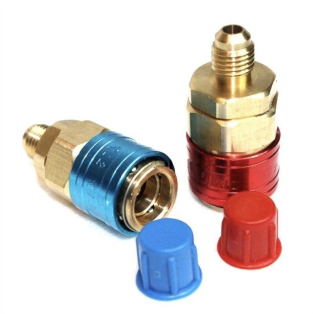 GripFast Quick Couple R134a Male/Female Check Valve