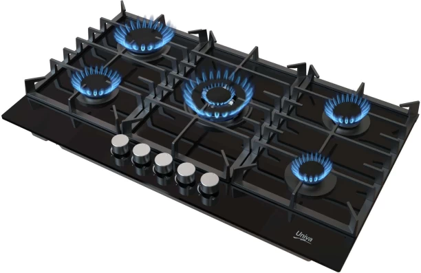 UNIVA U-90GBGH Glass Manual Hob