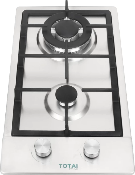 Totai 2 Burner Gas Hob Stainless Steel Automatic Hob