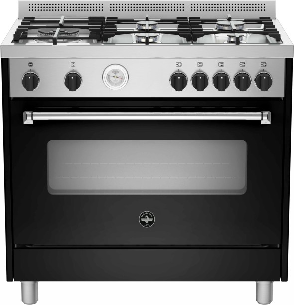 La Germania AMS95C81BNE Stainless Steel Automatic Gas Stove with Oven