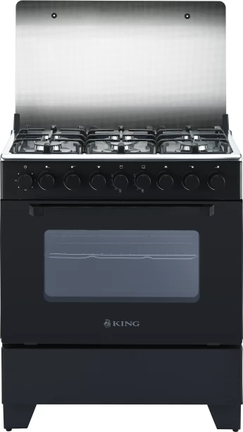 KING KGP760BFFD Steel Manual Gas Stove with Oven