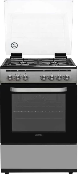 Vestfrost VFR60GG.SV Steel Automatic Gas Stove with Oven