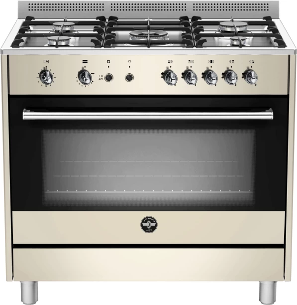 La Germania RUS95C81DCR Stainless Steel Automatic Gas Stove with Oven