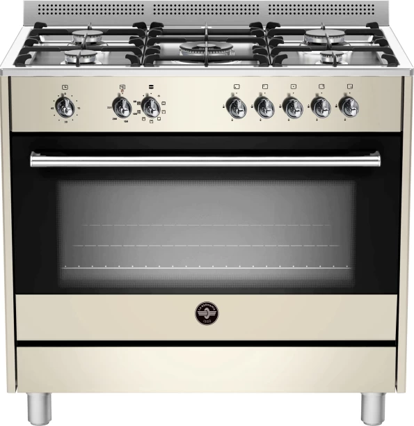 La Germania RUS95C61LDCR Stainless Steel Automatic Gas Stove with Oven