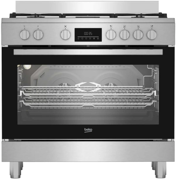 Beko BGTW 11225 EX Aluminium Automatic Gas Stove With Electric Oven