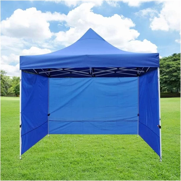 SE Pre-assembled Half-leather Foldable Gazebo For  Outdoor & Cafeteria