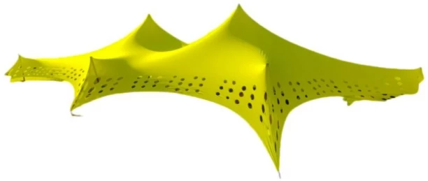 infinity homeware Pre-assembled Fabric Foldable Gazebo For  Outdoor & Cafeteria