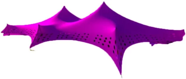 inifiniy homeware Pre-assembled Fabric Foldable Gazebo For  Outdoor & Cafeteria