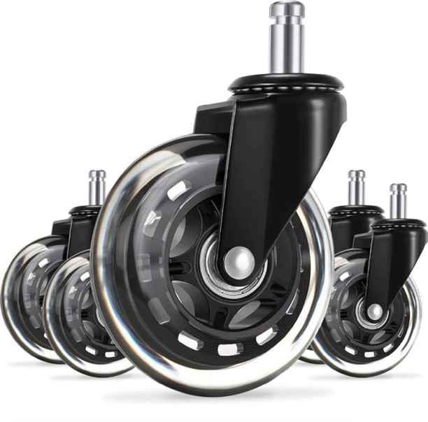 generic castor wheels 5 Black 7.5 cm Generator Wheel Set