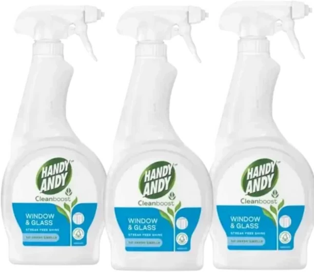 HANDY ANDY Ultrafast Window & Glass Cleaning Spray Liquid