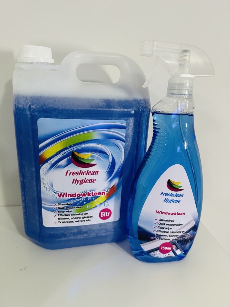 Freshclean Windowkleen Streakfree for Glass, Windows, Shower glasses and clear surfaces Liquid