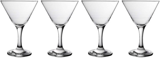 Bar Butler 4 Piece Stemmed Martini Shot Glass Set