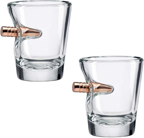 MySo (Pack of 2) Bullet Shot Glass Set