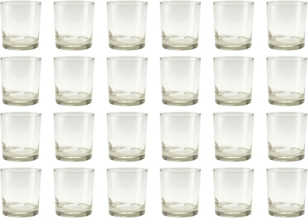 AZ Décor (Pack of 24) Tumbler Glass Whisky Whisky Glass