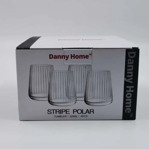 DANNY HOME (Pack of 4) KY045 Water/Juice Glass Set