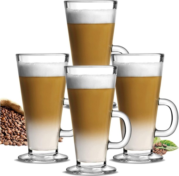 SGN (Pack of 4) SGN0655 Hot Beverage Glass Set