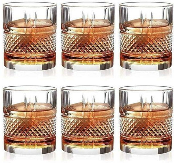 Citinova (Pack of 6) Crystal spirit & whiskey Whisky Glass Set