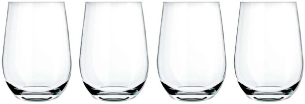 Bar Butler 4 Piece Stemless Tumbler Beer Glass Set