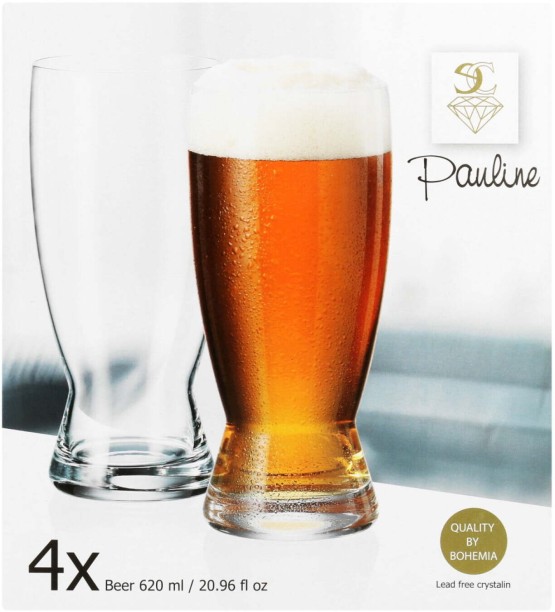 Pauline (Pack of 4) 02B2G011630-4GB Beer Glass Set