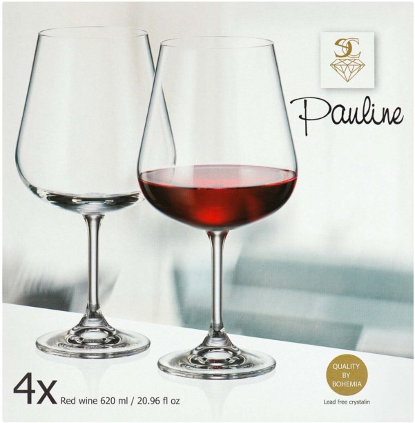 Pauline (Pack of 4) 02B4G011620-4GB Wine Glass Set