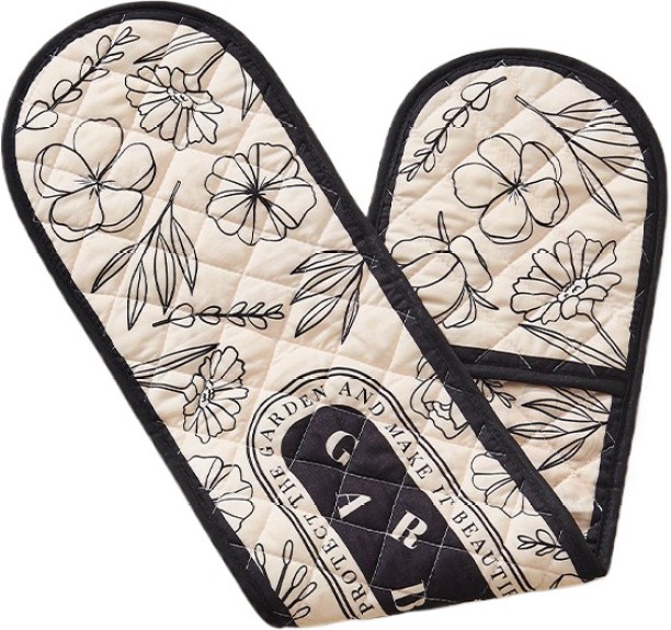 No brand Geometric Print Protective Men & Women Gloves