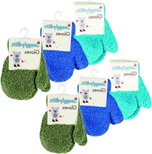 Winter Solid Evening Boys & Girls Gloves