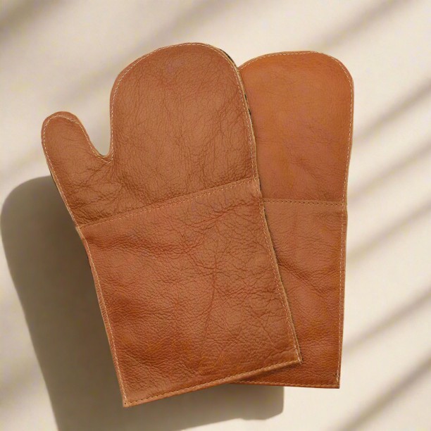 Minx Leather Animal Print Protective Men & Women Gloves