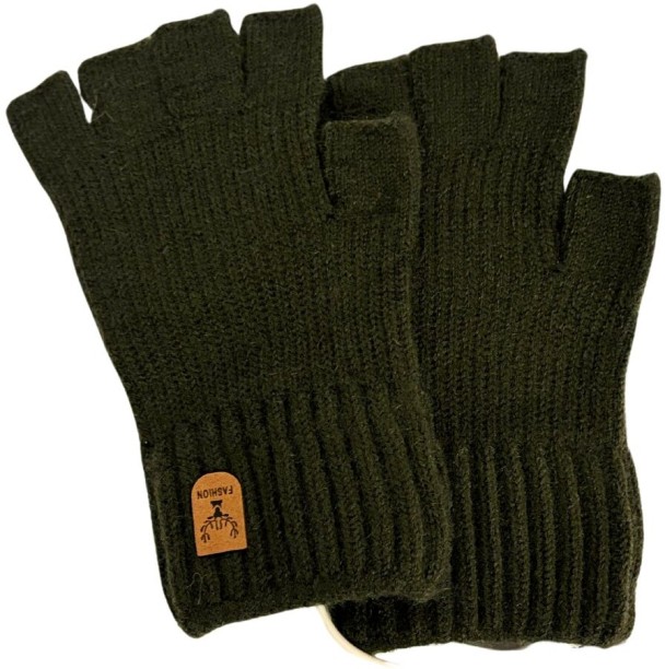 No Brand Solid Winter Men & Women Gloves