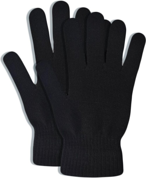 OMGift Solid Winter Men & Women Gloves