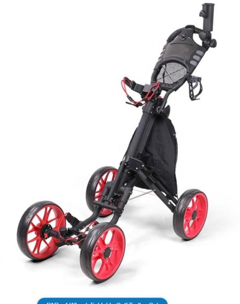 HOME GYM Manual Golf Trolley with 50 kg Loading Capacity