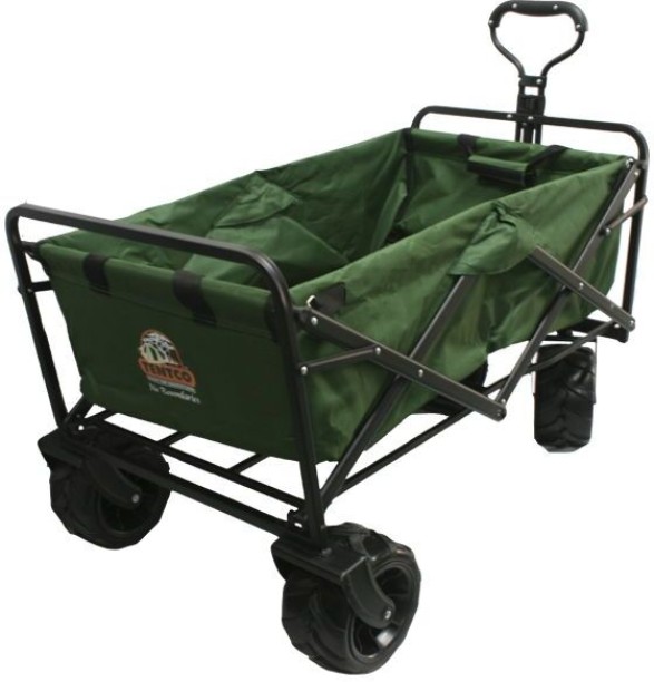 Tentco Manual Golf Trolley with 7 kg Loading Capacity