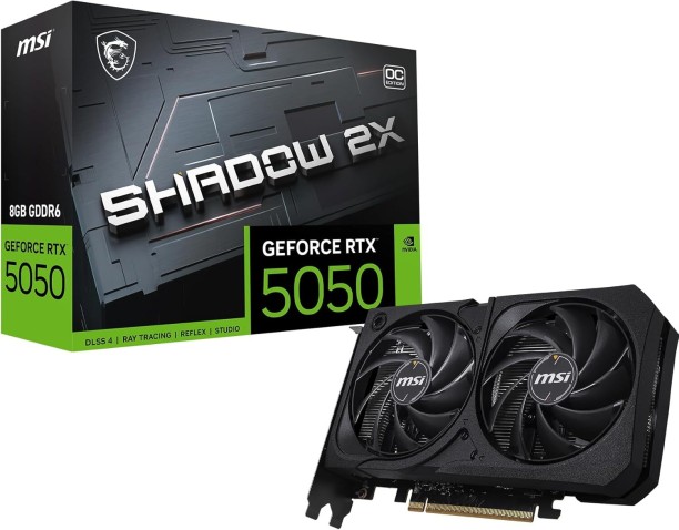 MSI NVIDIA SHADOW 2X OC GDDR6 Graphics Card