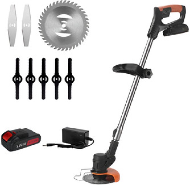 SA TRADE 21V Rechargable Cordless Electric Weeding Cutter Machine Cordless Grass Trimmer