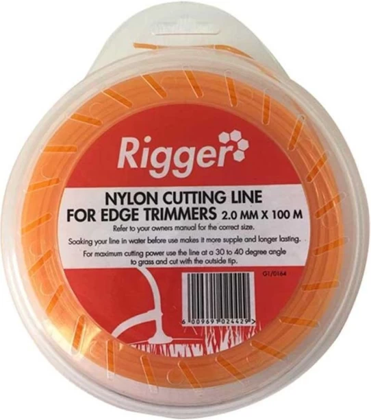 RIGGER Nylon Line 2.0mm x 100M Donut Corded Grass Trimmer