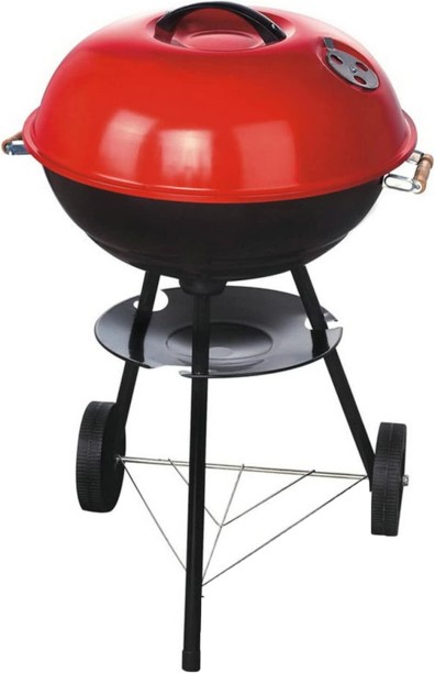 Generic Outdoor Small Barbecue Grill BBQ Smoker with Lid and Wheels Rib Roaster Grill