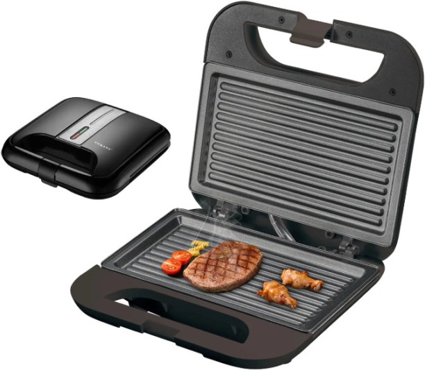 Sokany Electric Sandwich Maker Grill Meat Roaster Machine Glider Rack Grill