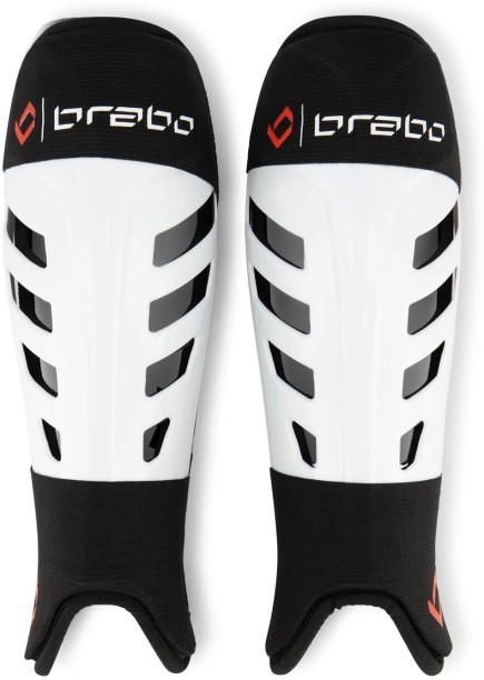 Brabo F1.1 (Blk/WH) Medium Hockey Shin Guard