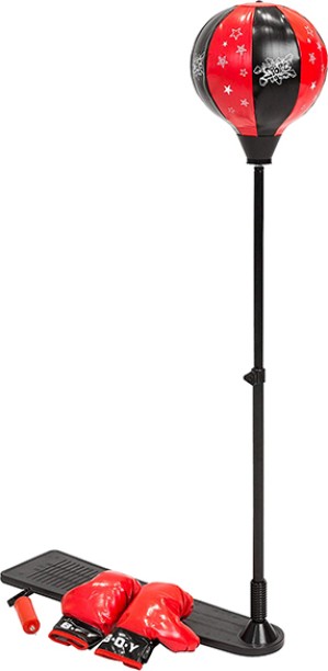 ALANES Kids Adjustable Boxing Punching Ball Set Boxing Head Guard