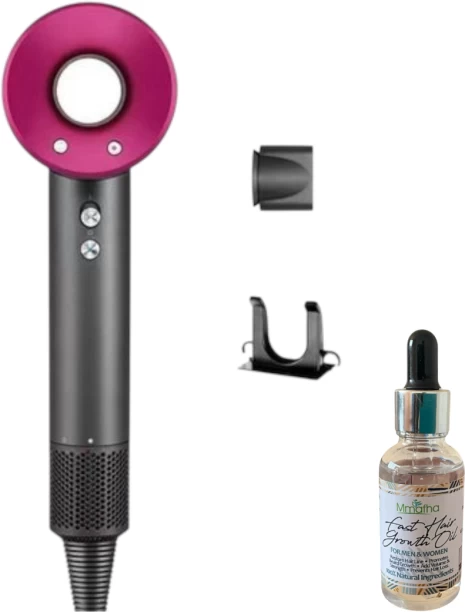 Lihle 5 in 1 High Speed Hair Dryer Curler Set with Mmafa Fast hair growth oil Hair Combo
