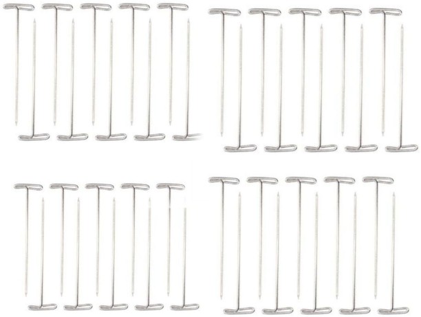 WINWAY 40 Stainless Steel Wig T-Pins Back Pin