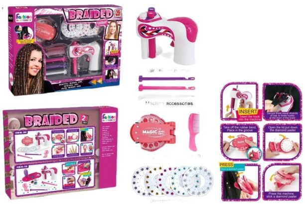 Kai Yi 2 In 1 Hair Braider Machine Set Hair Combo