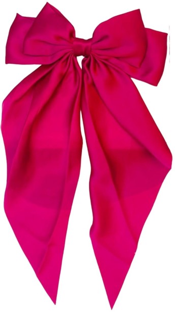 selam Large Silky Hair Bow Clip Hair Clip