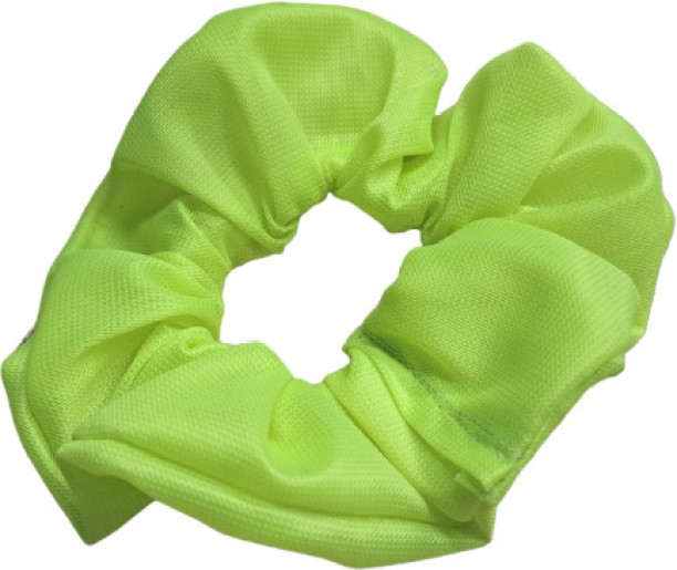 Oh Shop Lumo Yellow Scrunchie Hair Band