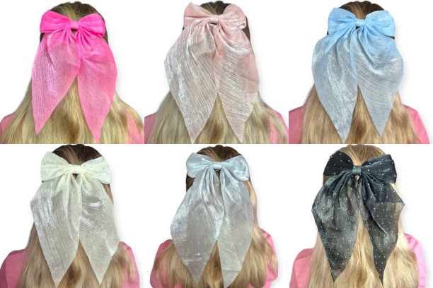 Oh Shop 6 piece Pastel & Pink Set Hair Clip