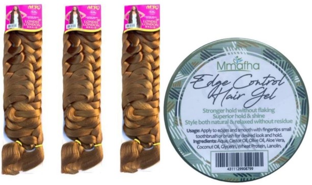 Lihle Londie London Braid Colour 27& Edge Control Oil Hair Combo
