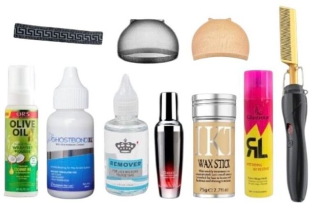 Prince Crown Wig Instollation Kit/Combo With Hot Combo Hair Combo